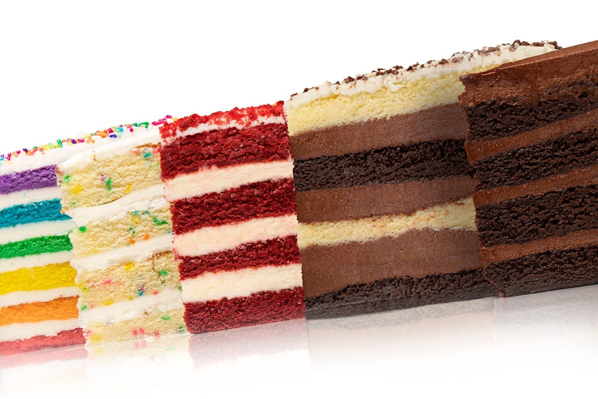 Buddy's Family Favorites from Buddy V's Cake Slice - Flatiron Marketplace Dr in Broomfield, CO