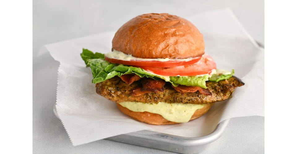 Grilled Chicken BLT Chicken Sandwich from Crispy Boys Chicken Shack - N Main St in Oshkosh, WI