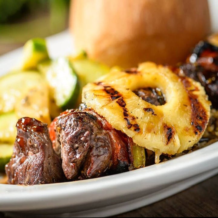 Filet Kabob from The All American Steakhouse & Sports Theater in Parkville, MD