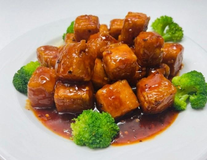 General Tso's Tofu from Happy Wok - Elmwood Ave in Middleton, WI
