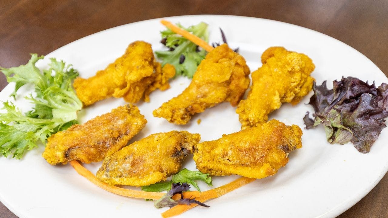 WC2. Wings (8) with French Fries from General Tso's Restaurant & Catering - Dunwoody in Dunwoody, GA