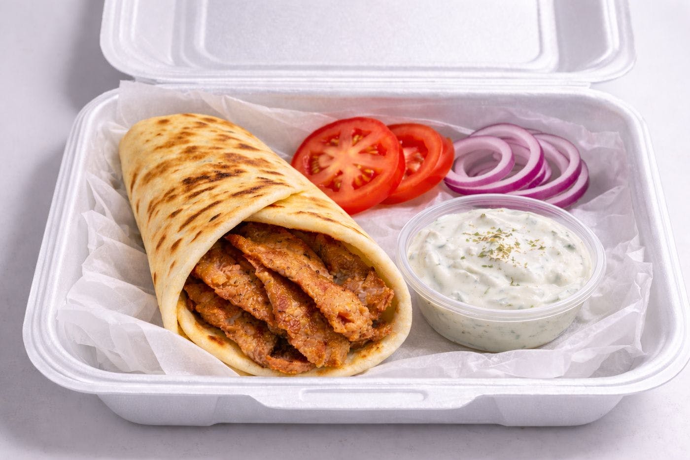 Gyro Wrap from The Fatty Patty-Downtown (Food Truck) in Milwaukee, WI