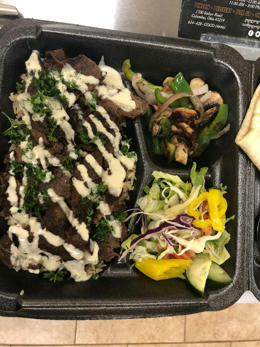 Gyro Platter from Go Go Gyro Grill in Columbus, OH