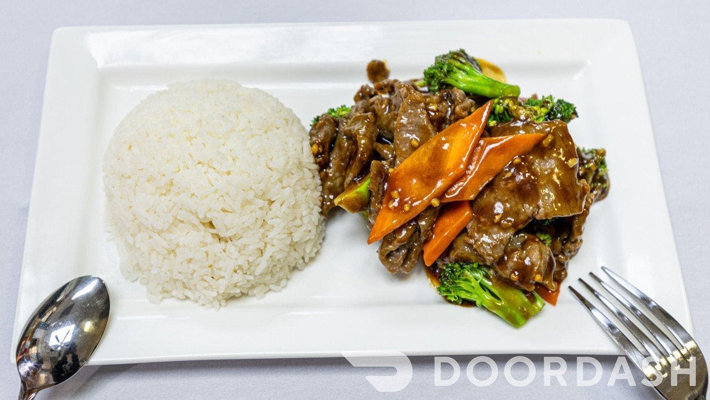 Rice, Steak, & Broccoli from General Tso's Restaurant & Catering - Dunwoody in Dunwoody, GA