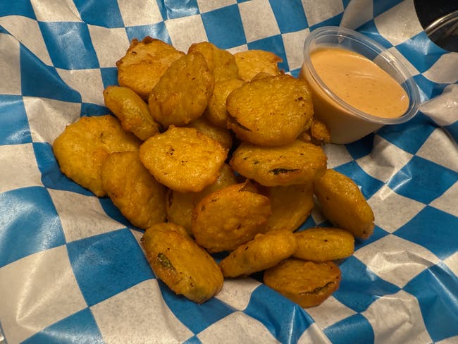 Fried Pickles from Old Munich Tavern in Wheeling, IL