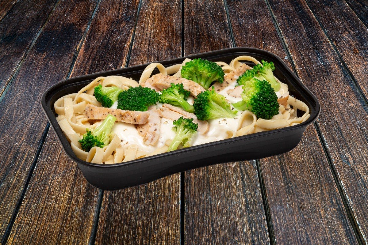 Fettuccine Alfredo with Chicken & Broccoli from Rocky Rococo - Fox River Mall in Appleton, WI