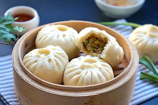 Bamboo Shoot Bao (2) ??? from DJ Kitchen in Philadelphia, PA