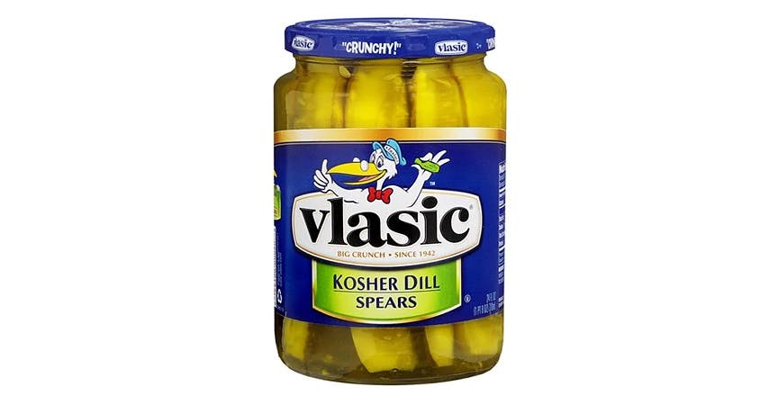 Vlasic Kosher Dill Spears (24 oz) from EatStreet Convenience - Historic Holiday Park North in Topeka, KS