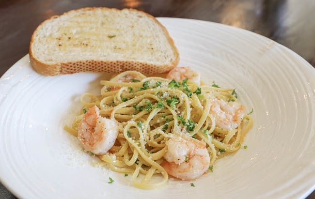 Shrimp Scampi Pasta from Red Rooster Brick Oven in San Rafael, CA