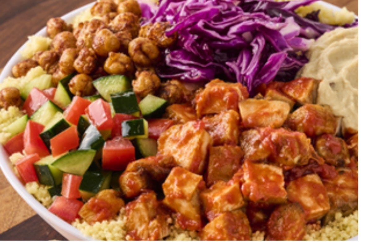 Moroccan Chicken Bowl from Garbanzo Mediterranean Fresh - Ankeny Blvd in Ankeny, IA