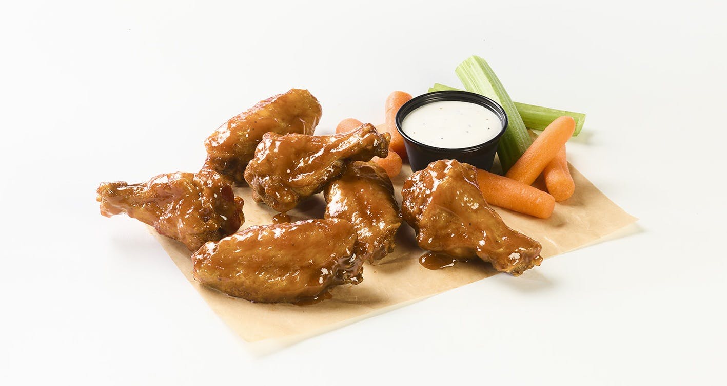 6 Honey Garlic Traditional Wings from Buffalo Wild Wings GO - W South Boulder Rd in Lafayette, CO