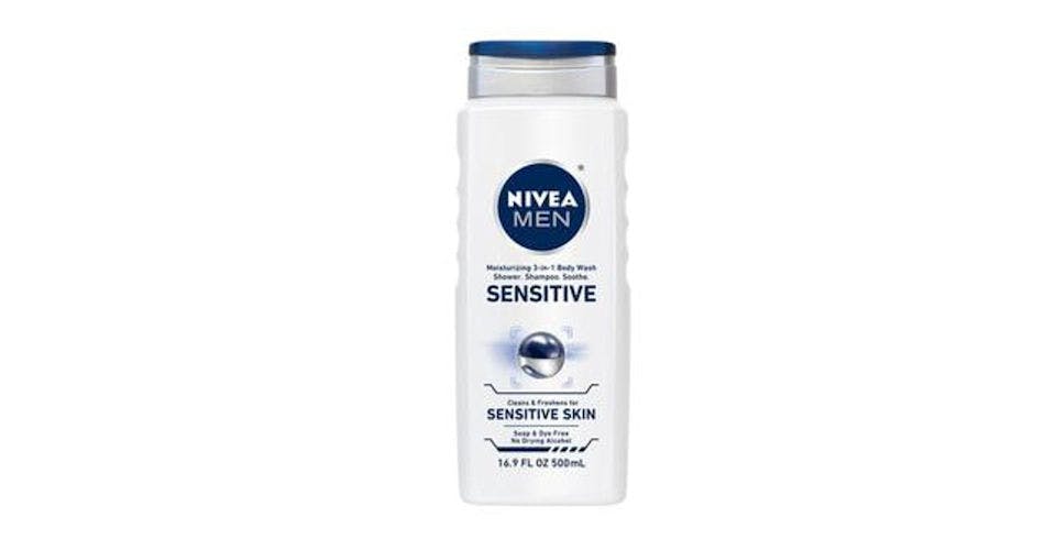 Nivea Men Sensitive 3-in-1 Body Wash (16.9 oz) from CVS - Central Bridge St in Wausau, WI