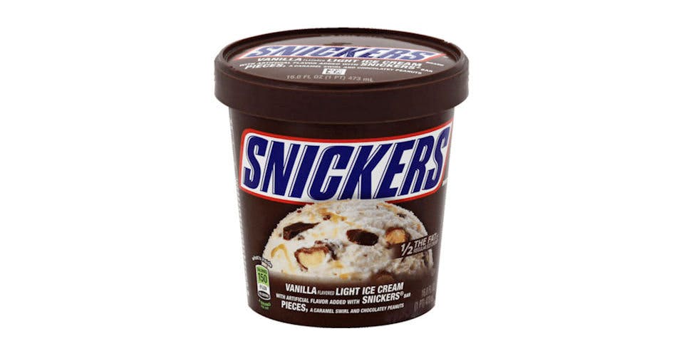 Snickers Ice Cream Pint from Casey's General Store: Asbury Rd in Dubuque, IA