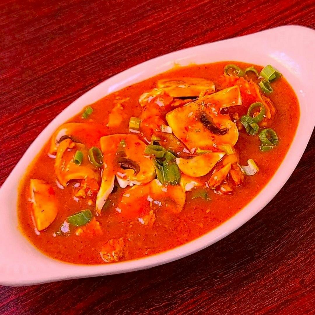 Chicken Mushroom from OM Indian Cuisine in San Francisco, CA