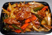 96. Hot & Spicy Beef from Asian Flaming Wok in Madison, WI