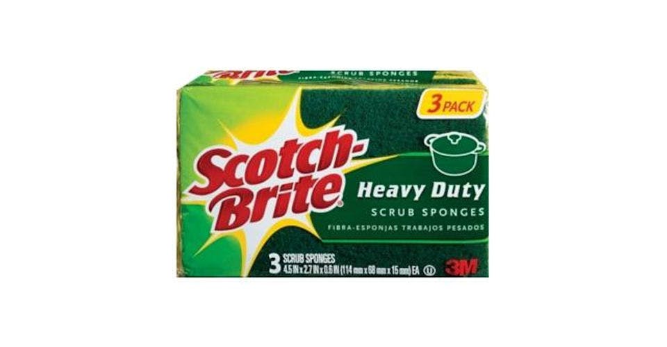 Scotch-Brite Heavy Duty Scrub Sponges (3 ea) from CVS - Franklin St in Waterloo, IA