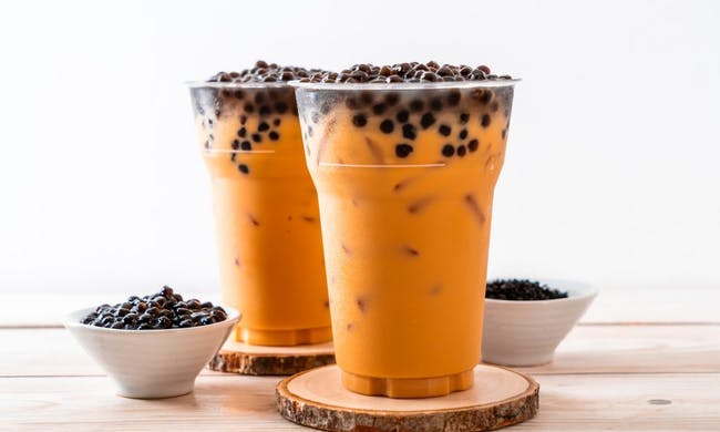 Thai Tea ???? from DJ Kitchen in Philadelphia, PA