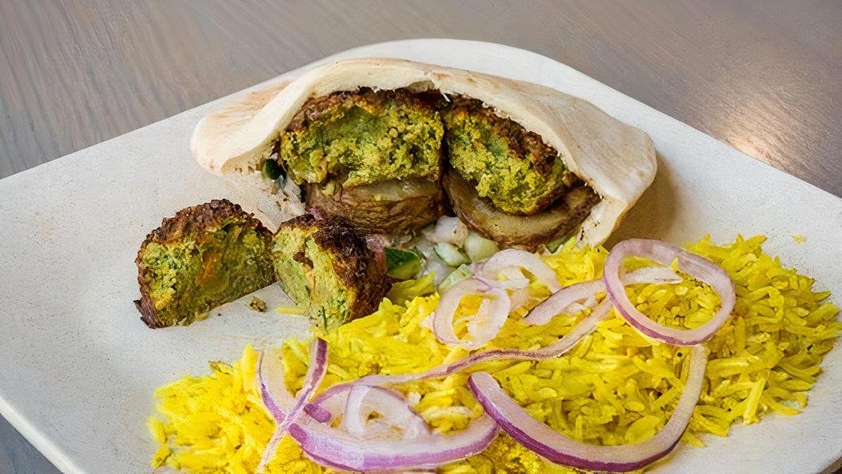 Falafel Sandwich from Olive Mediterranean Grill in Chicago, IL