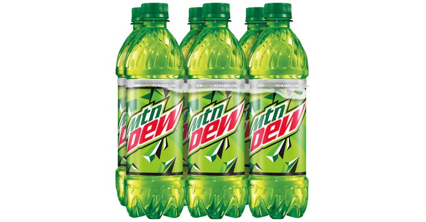 Mountain Dew Soda Citrus 16.9 oz Bottles (6 ct) from EatStreet Convenience - W Murdock Ave in Oshkosh, WI