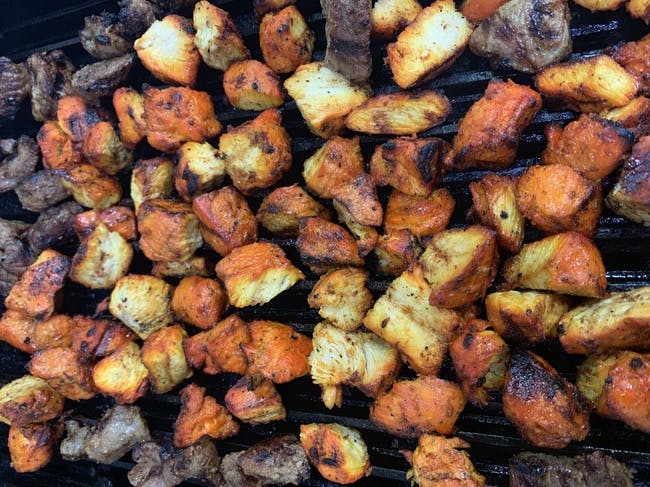 Chicken Tikka on Salad from Halal Bites in Johnson City, NY