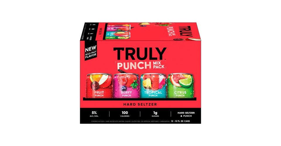 Truly: Punch Mix Pack, 12 Pack, 12 oz. Cans from Five Corners Liquor & Wine in Cedar Falls, IA