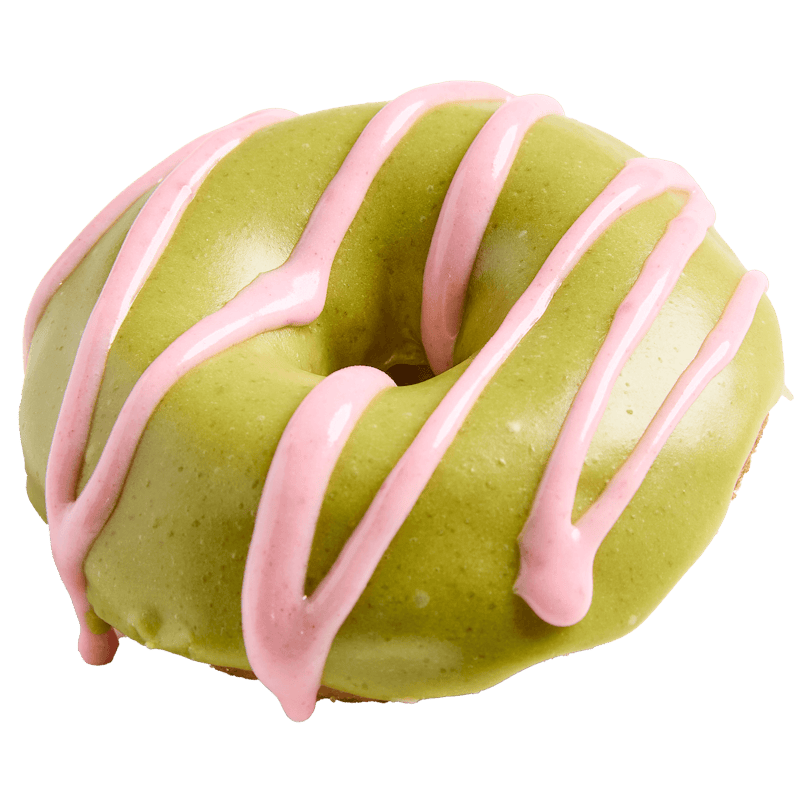 Strawberry Matcha from Duck Donuts Madison in Madison, WI