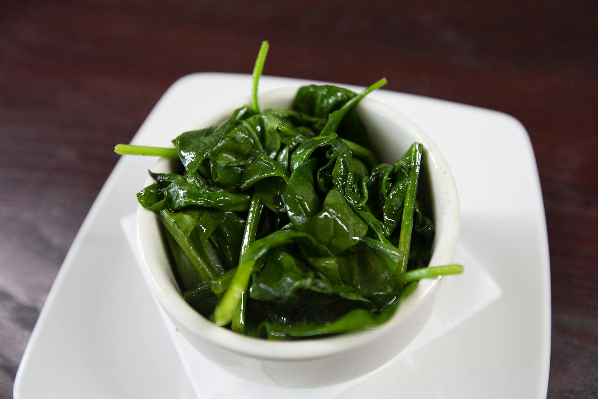 Saut?ed Spinach from Firehouse Grill - Chicago Ave in Evanston, IL