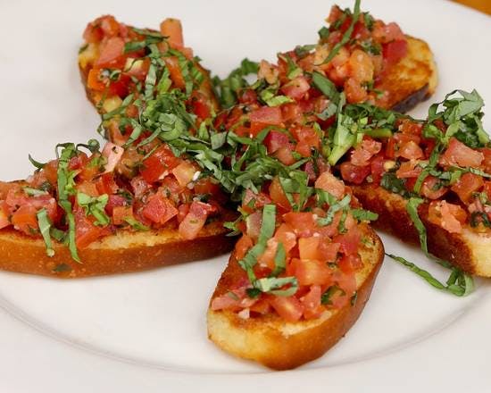 Bruschetta from Cantalini's Salerno Beach Restaurant - Playa del Rey in Los Angeles, CA