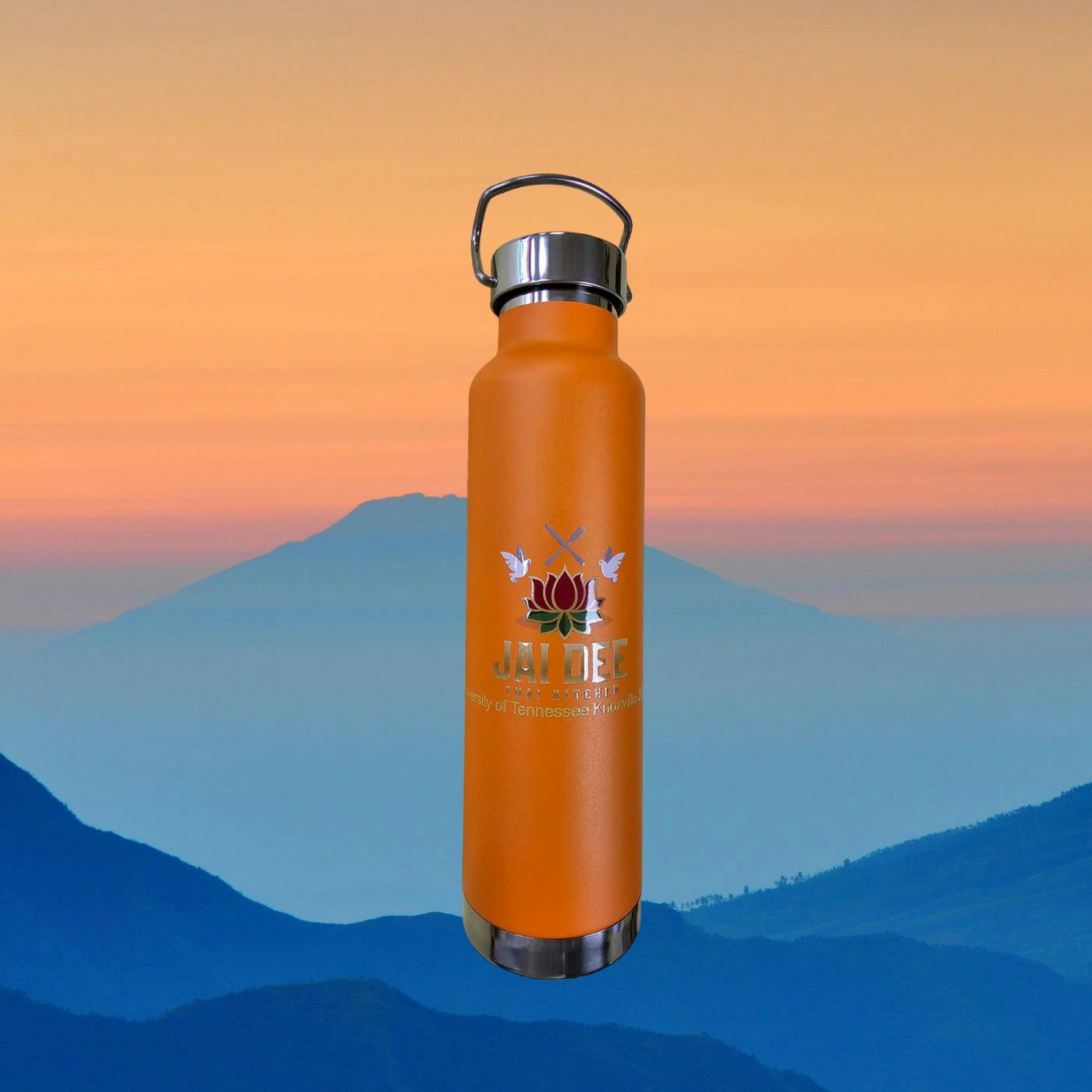 Drink Container Aluminum with Lid from Jai Dee Thai Kitchen - Clinton Hwy in Knoxville, TN