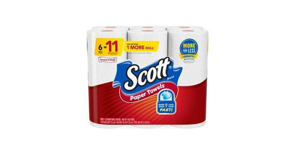Scott Paper Towels Choose-A-Sheet White (6 ct) from CVS - Franklin St in Waterloo, IA