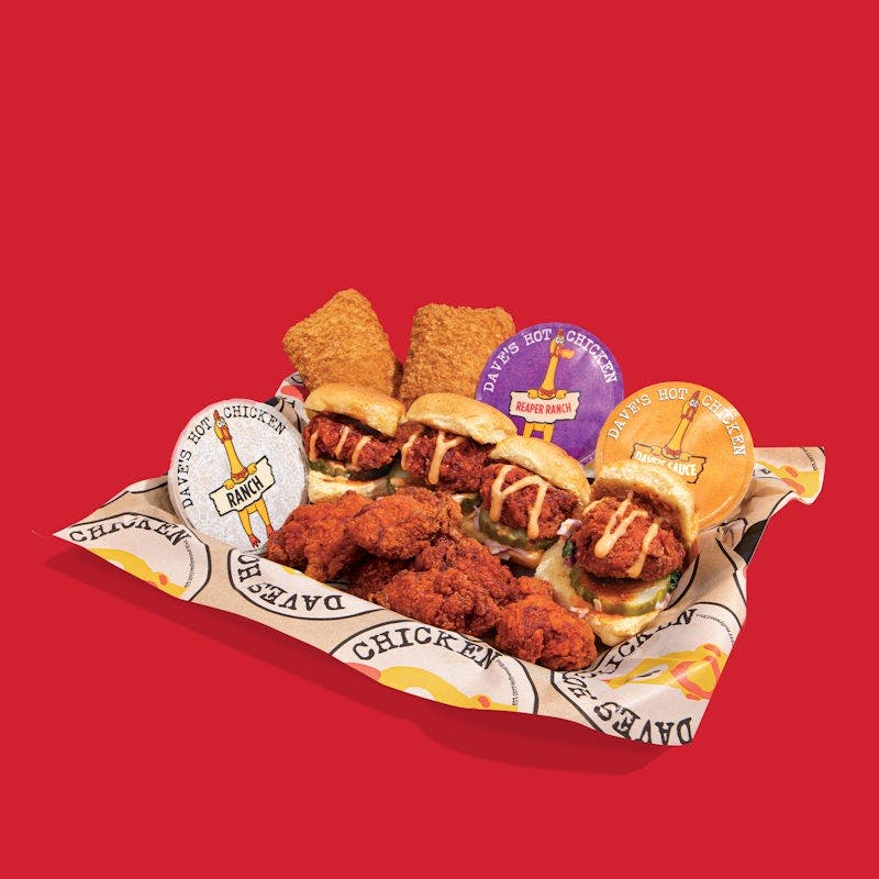 Daves Big Trio from Dave's Hot Chicken - E Pike St in Seattle, WA