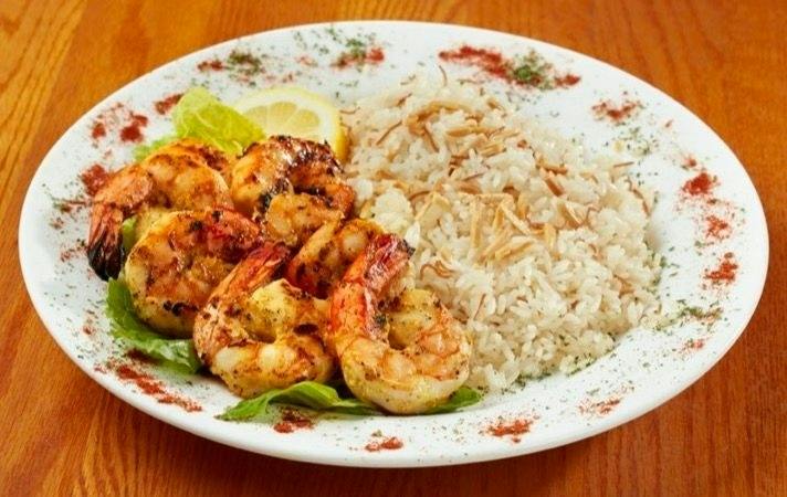 Grilled Jumbo Shrimp from Palm Palace Restaurant in Ann Arbor, MI