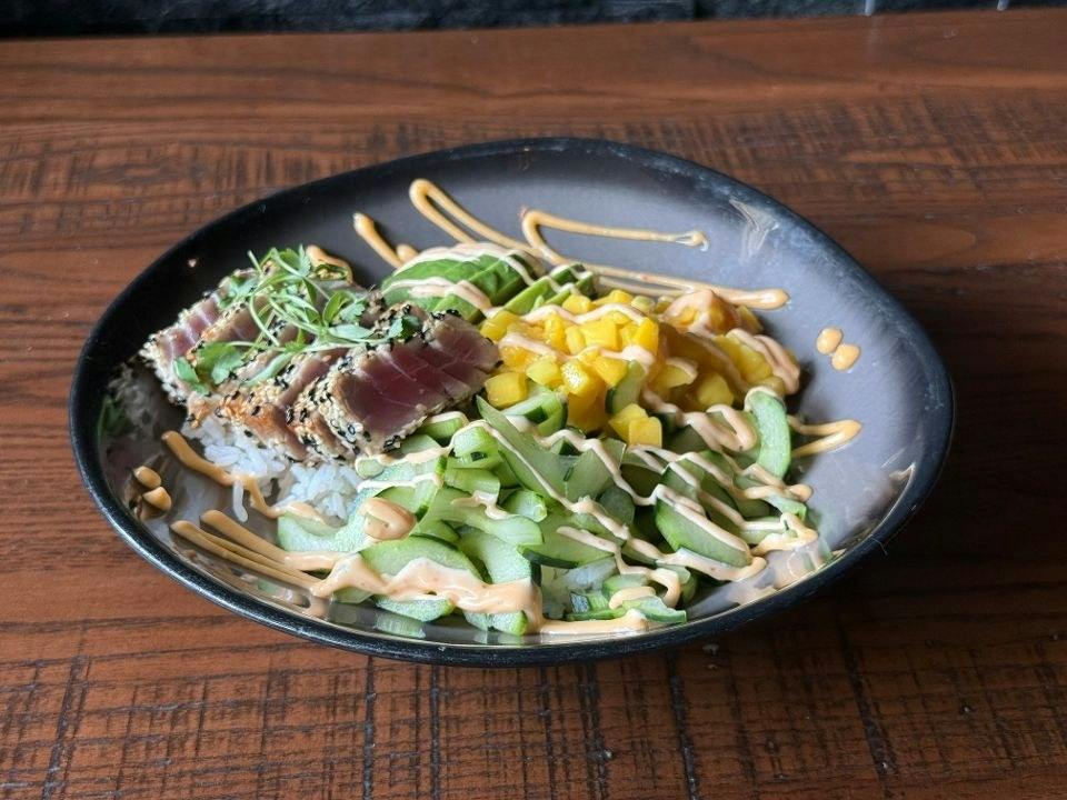 Seared Tuna Bowl from Drafthouse in Janesville, WI