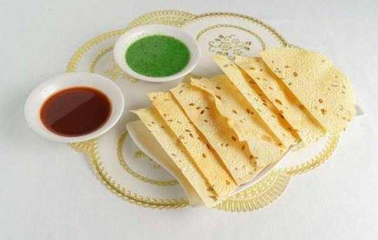 Papadam from Jewel of India in Seattle, WA