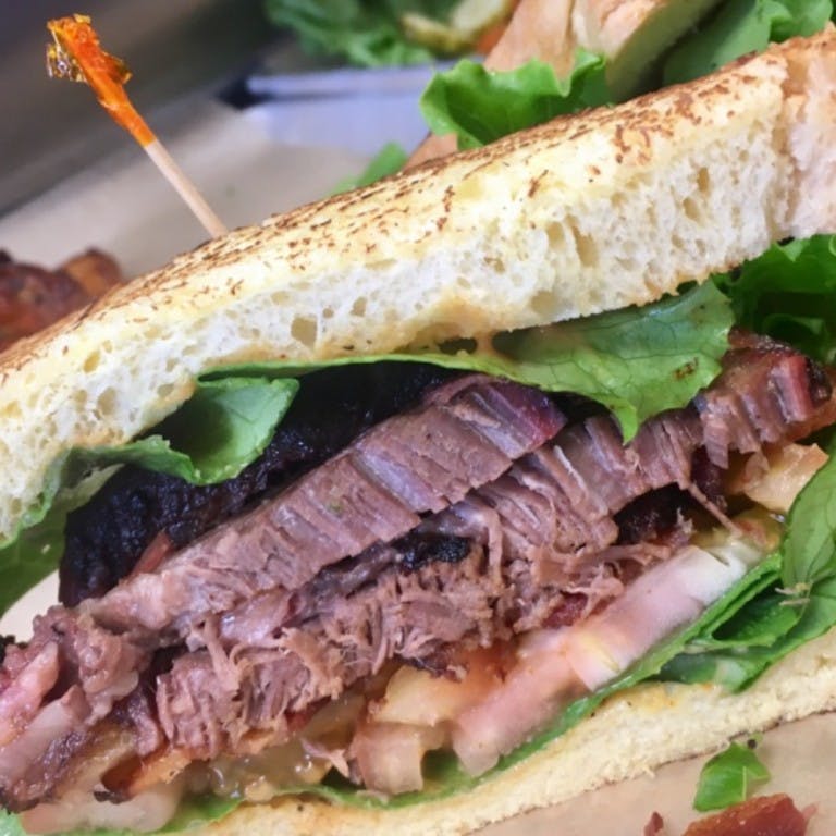 Brisket BLT from Parker John's BBQ & Pizza - Green Bay in Green Bay, WI