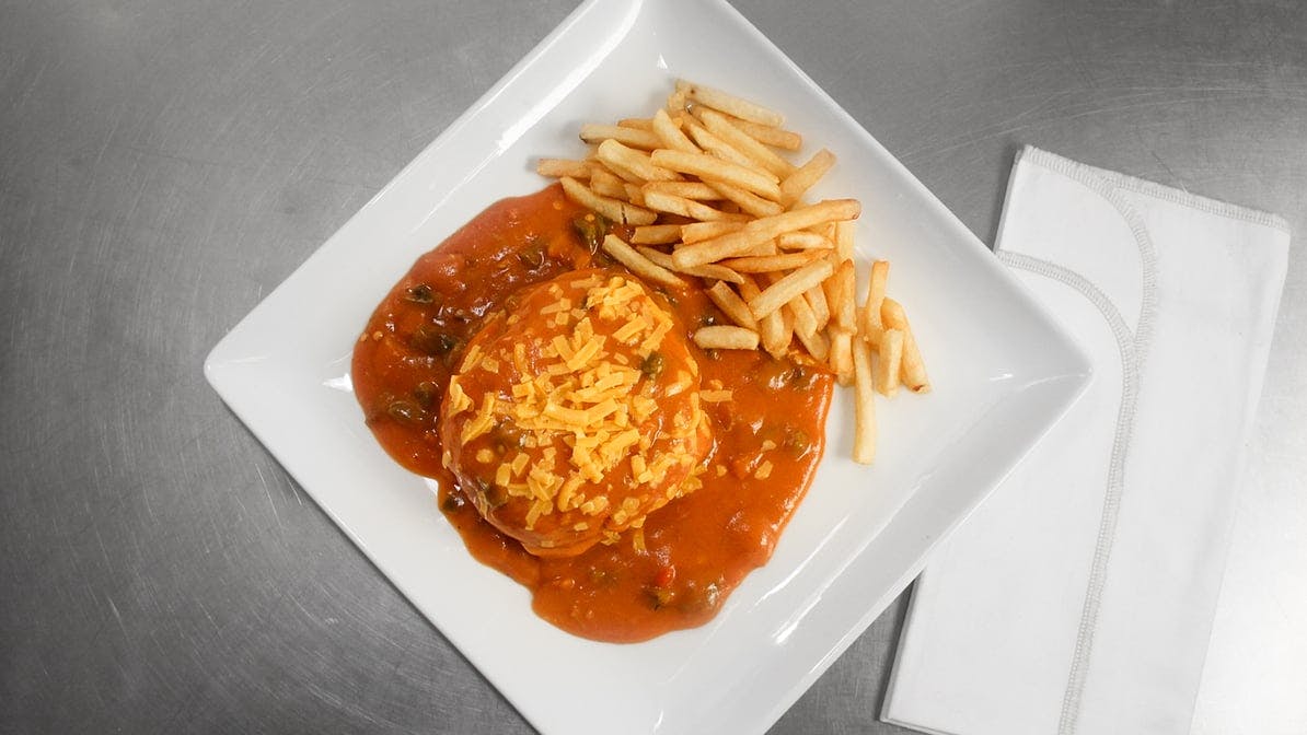 Cheeseburger from Chili Shack in Lakewood, CO