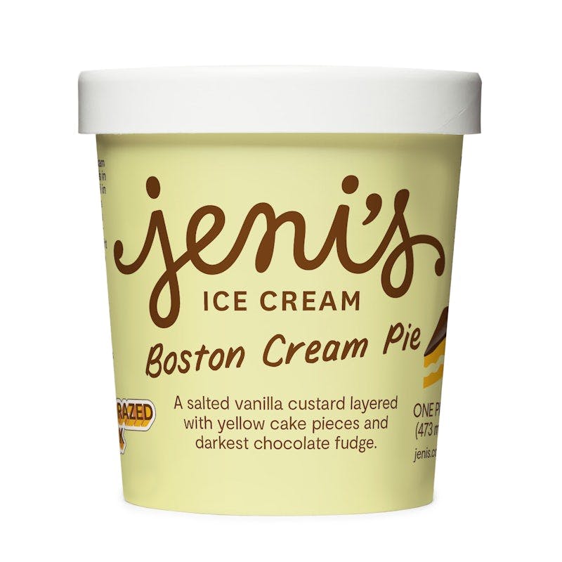 Boston Cream Pie Pint from Jeni's Splendid Ice Creams - Greenville Ave in Dallas, TX