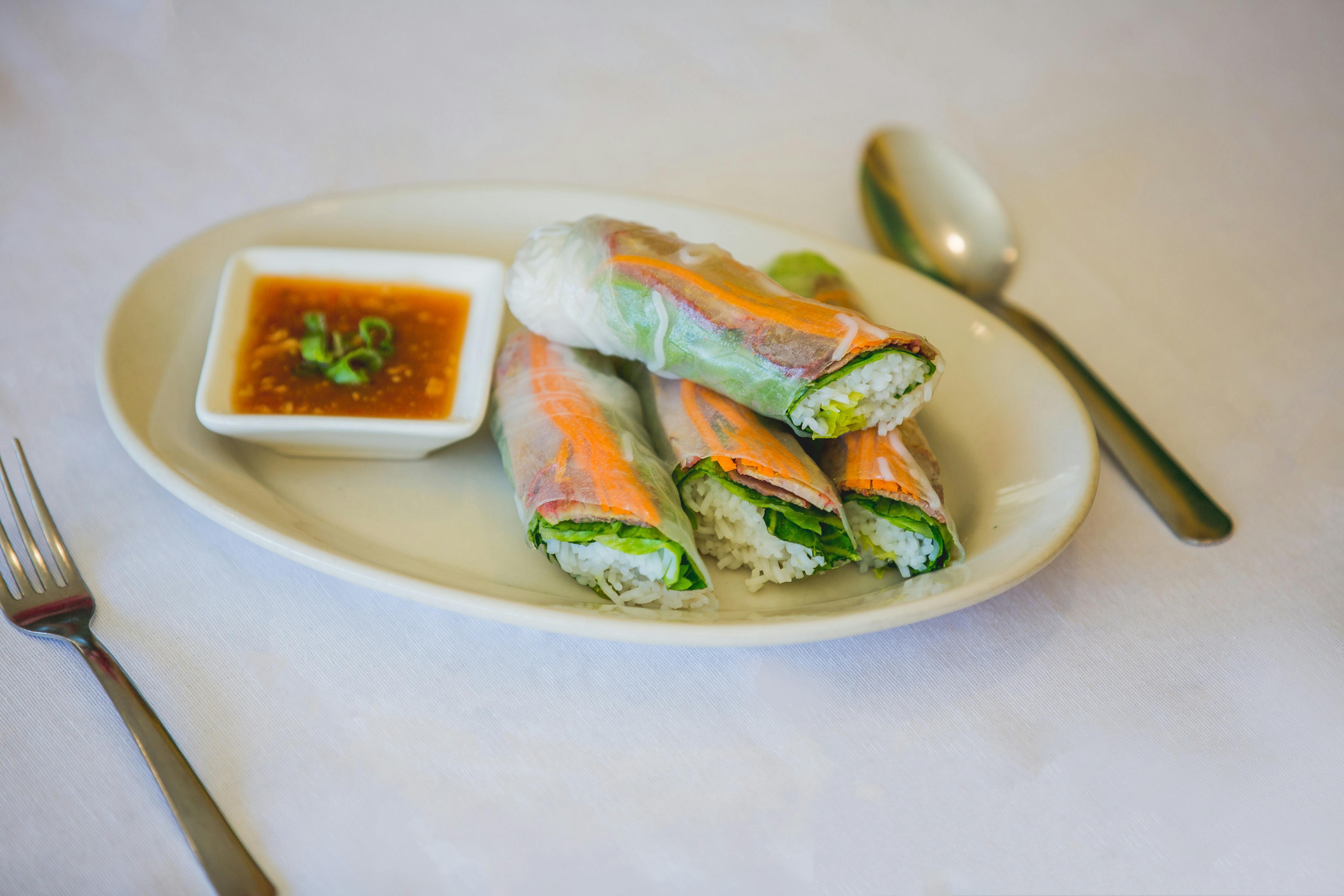 2. Spring Rolls (2) from Hmong's Golden Egg Roll in La Crosse, WI