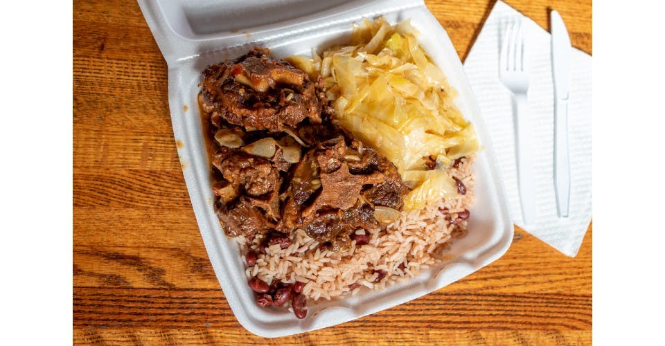 Oxtail Plate from Lil Jamaica Food Truck in Green Bay, WI
