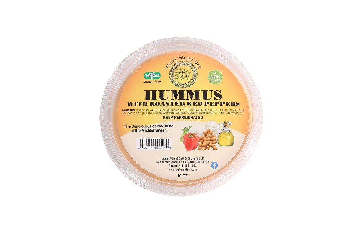 Water Street Deli Roasted Red Pepper Hummus, 10OZ from Kwik Trip - 28th St in Kenosha, WI