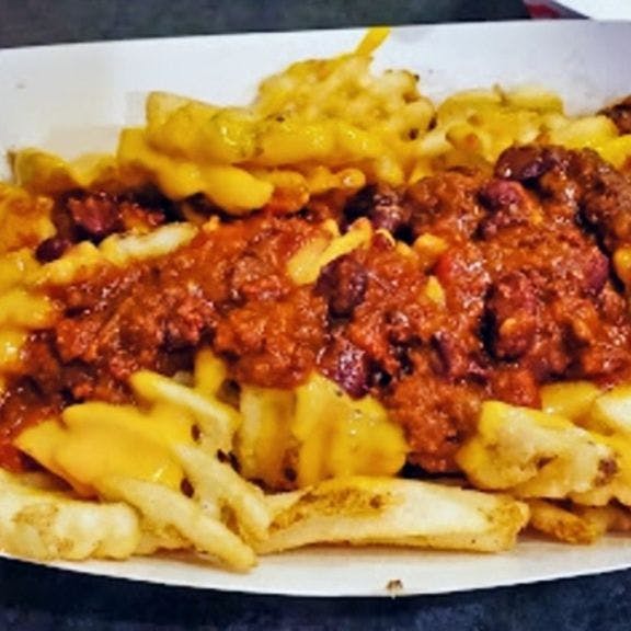 1/2 Chili Cheese Fries from Mr. Spots in Ann Arbor, MI
