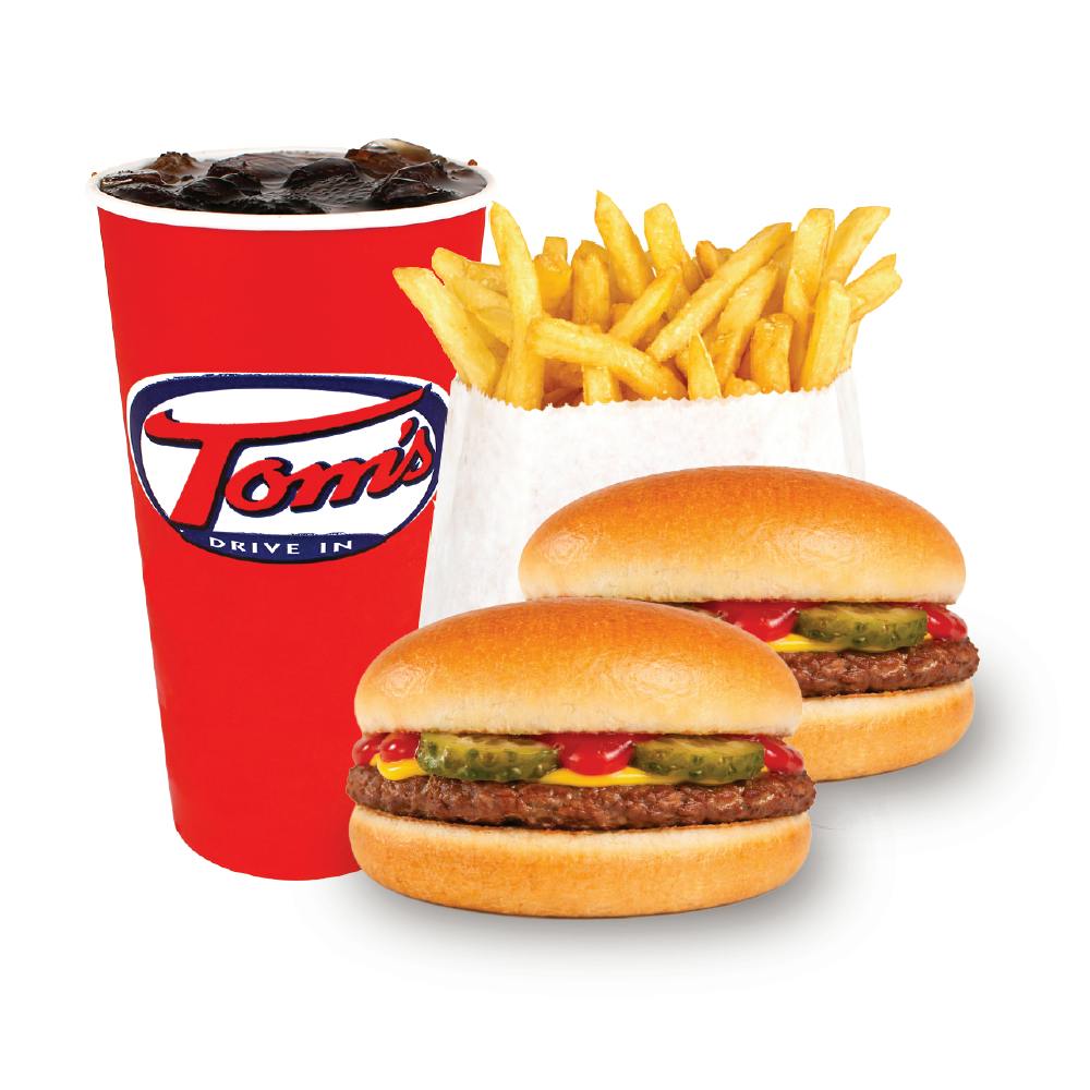 #4 2 Hamburger Combo from Tom's Drive In in Appleton, WI