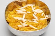 Badam Halwa from Noor Biryani Indian Grill in Suffern, NY