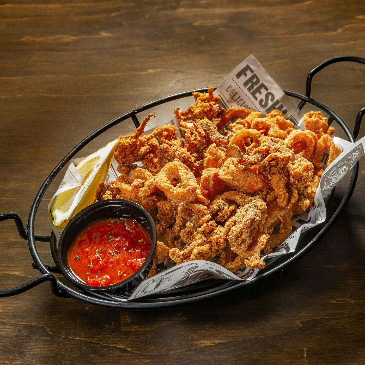 Fried Calamari from Blue Fish Seafood - N Albany Ave in Chicago, IL