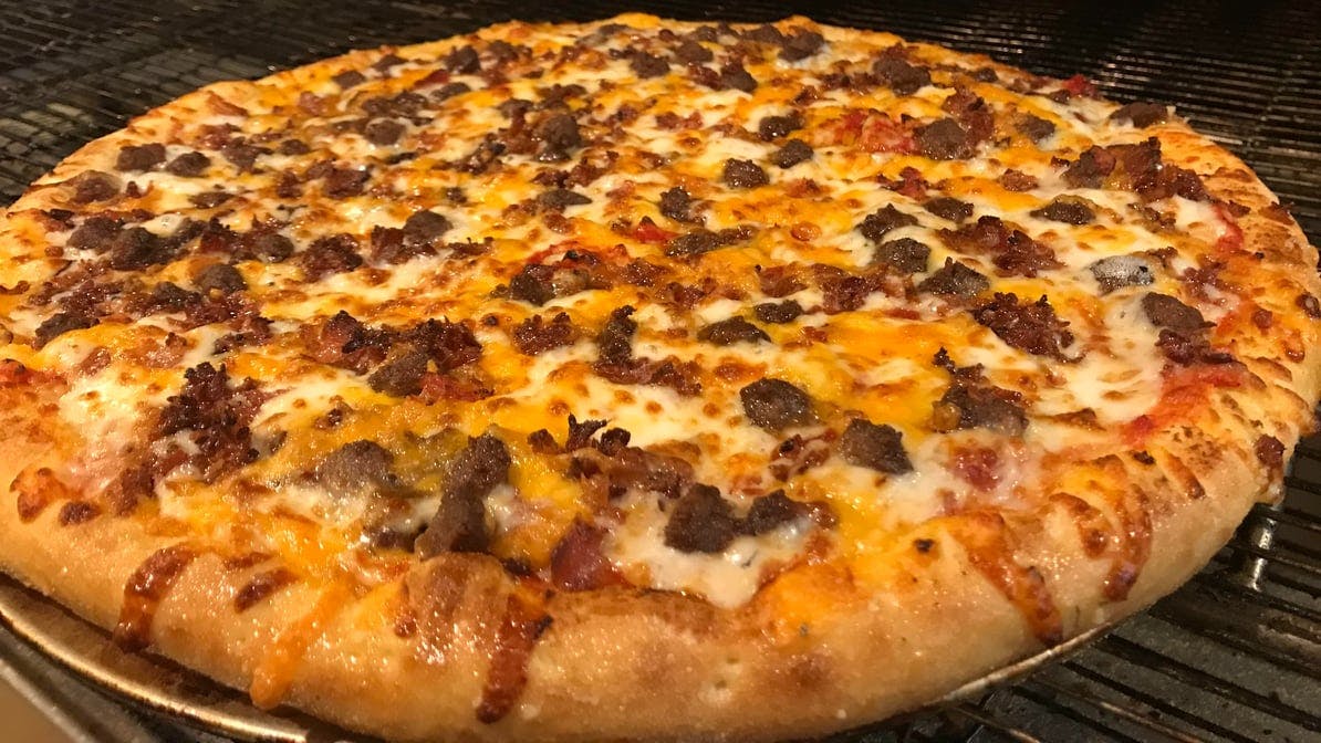 Bacon Cheeseburger Pizza from Slice of Italy - Kent in Renton, WA