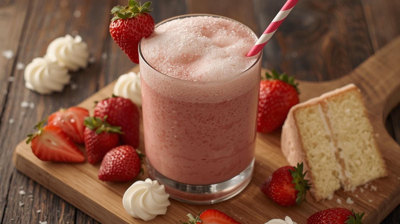 Strawberry Shortcake Protein Shake from Wild Roots in Schofield, WI