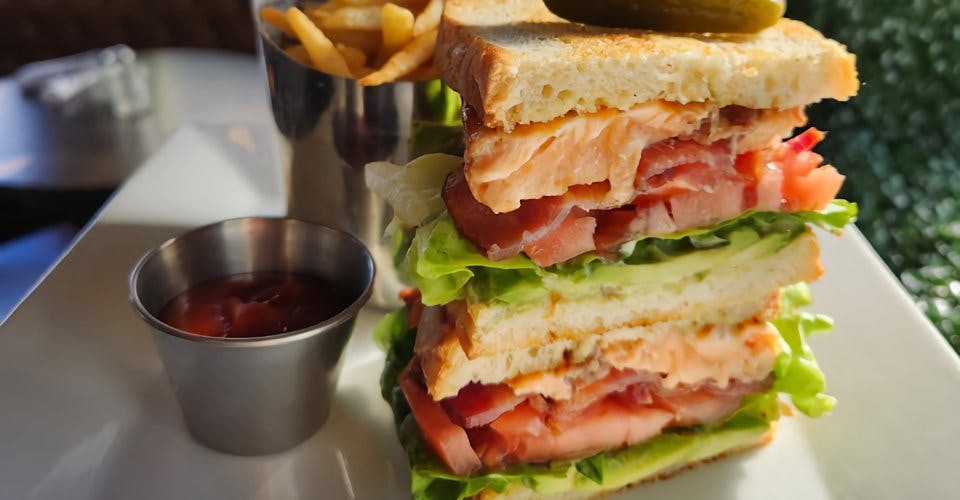 Salmon BLT from The Borough Beer Co. & Kitchen in Madison, WI