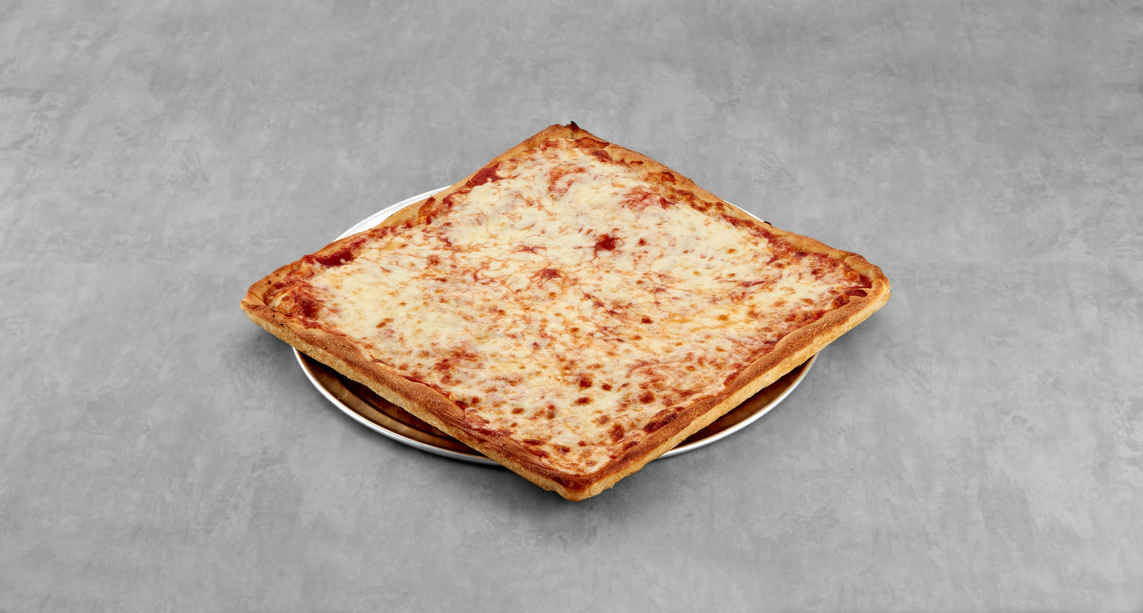 Sicilian Cheese Pizza from Mario's Pizzeria in Seaford, NY