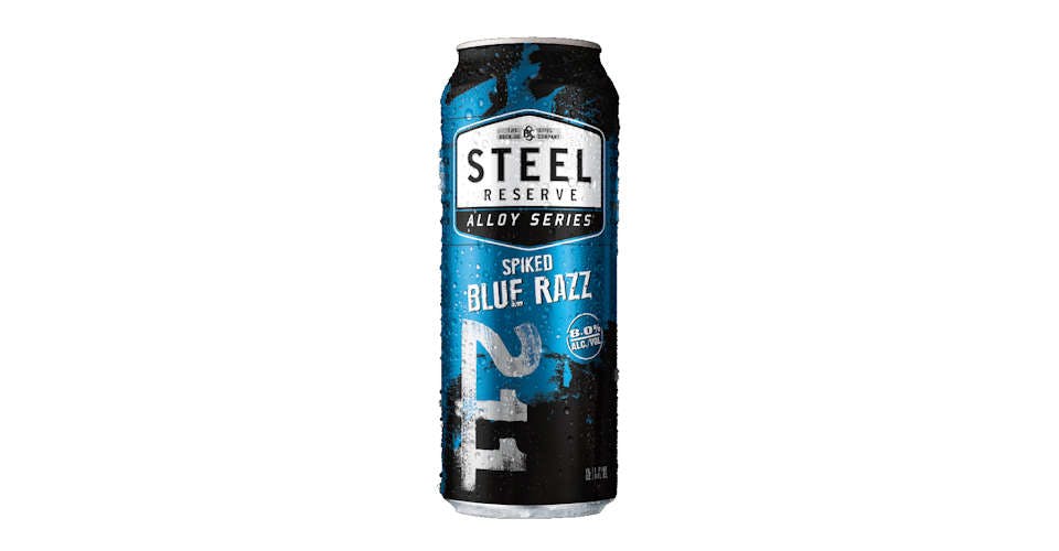 Steel Reserve: Blue Raspberry, 16 oz. from Five Corners Liquor & Wine in Cedar Falls, IA