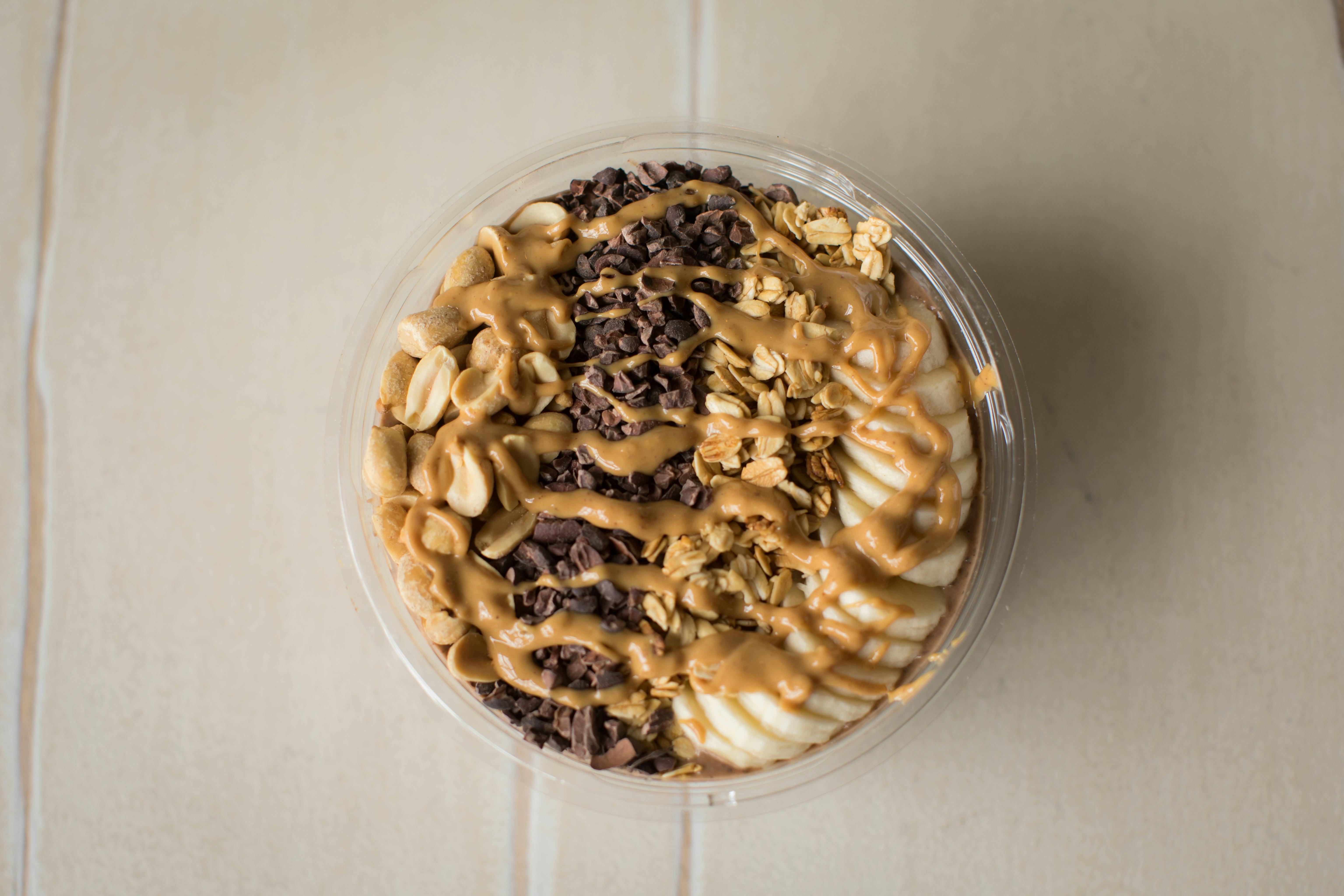 "Bean"ut Butter Bomb Smoothie Bowl from Dirt Juicery - Bay Park Square in Green Bay, WI